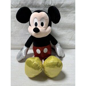 TY Sparkle Disney Mickey Mouse Stuffed Plush Toy 14" Tall EUC